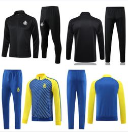 2024 2025 Riyadh Chándal hombre kit chaqueta de fútbol 24 25 Riyadh Ronaldo medio traje de entrenamiento jogging Survetement