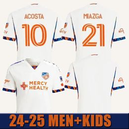 2024 2025 S-2xl FC Cincinnati Soccer Jerseys Kids Kit 24 25 Football Shirt Player Version Camisetas Futbol Maillot Hagglund Obinna Vazquez Miazga