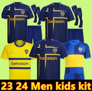 2024 2025 S-4xl Cavani Boca Juniors Soccer Jerseys 23 24 Maradona Benedetto Marcos Rojo Carlitos de Rossi Tevez Salvio Barco Janson Medina Kid Kit Football Shirt