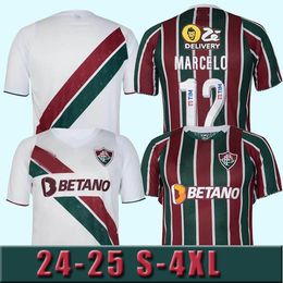 2024 2025 S-4XL Fluminense voetbalshirt 2024 MARCELO thuis uit voetbalshirt PH GANSO ANDRE JOHN KENNEDY NINO MARQUINHOS JHON ARIAS shirt 24 25