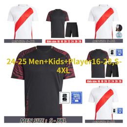 2024 2025 Jerseys de football au Pérou à la maison Falfan Guerrero Flores Lapadula Pizarro Cubillas Fans Football Shirt Men Kids Kit S-4xl