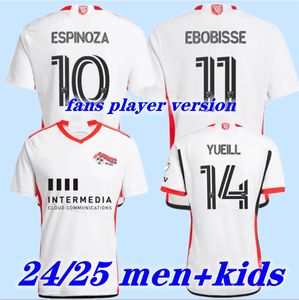 2024 2025 San Jose Soccer Jerseys Treamquake 24 25 Football Shirt Thailand Qualits Away Men Men Kids Fans Player Version Troisième