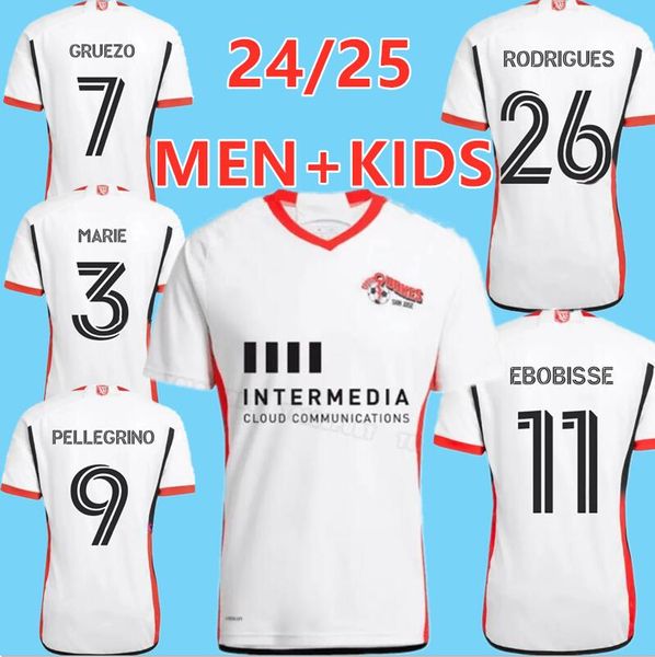 2024 2025 Jerseys Soccer de San José Home Away Men Kids Full Kits Fans Jugador Versión 24 25 Camisa de fútbol 899