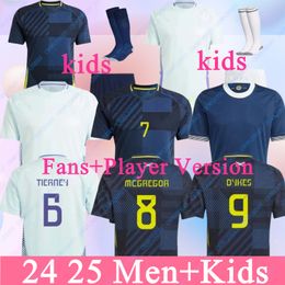 2024 2025 Schotland 150e verjaardag voetballen Jerseys Home Special Edition Tierney Dykes Adams voetbalshirt Christie McGregor McGinn McKenna Men Kit Kids Uniformen
