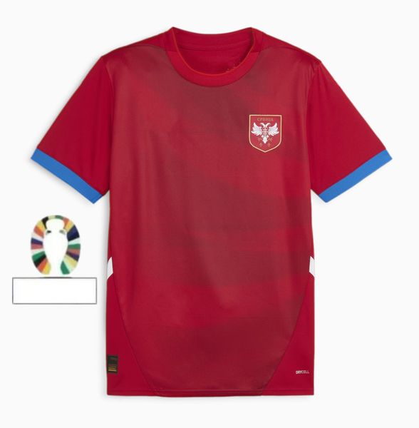 2024 2025 Serbie Soccer Jersey Euro Cup MilivoJevic Mitrovic Tadic Sergej 24 25 Home Red Away White 2010 Retro Jovanovic Ivanovic Rasic 1272