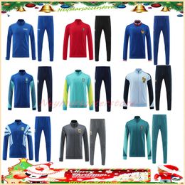 2024 2025 Espagne Men de football de football survêtement de soccer de football de veste de veste 24 25 Itlaia Englands Tracksuits de jogging ensemble