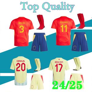 2024 2025 España camisetas de fútbol adultos niños kits de fútbol calcetines 24 25 hombres España MORATA GAVI PEDRI RODRIGO camiseta de fútbol camisetas futbol