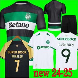 2024 2025 Sporting CP Soccer Jerseys Lisboa Winners 'Cup Special Kit 60th Anniversary Lisbonne Home Away Third 4th Football Shirts Gyokerres