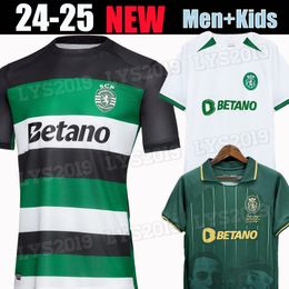 2024-2025 Sporting CP Soccer Jerseys Lisboa Winners 'Cup Special Kit 60th Anniversary Lisbonne Home Away Third 4th Football Shirts Gyokerres