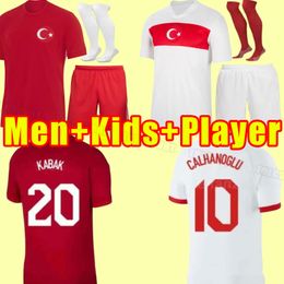 2024 2025 Turquie National Soccer Jerseys 24 25 Football Team Uniforms Soyuncu Calhanoglu Selcuk Nam Cenk Tosun Arda Calhanoglu Burak Burak Training Men Kids Kits