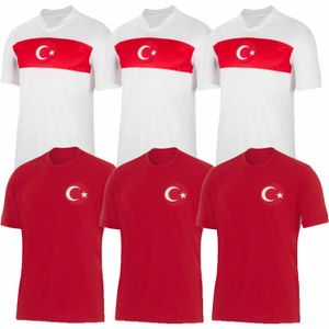 2024 2025 Turkiye voetbaltrui Euro Cup 24 Turkije Nationaal team Home Away Wit Red Demiral Kokcu Yildiz enes Calhanoglu Football Shirts Kit