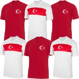 2024 2025 Turkiye Soccer Jersey Football Shirt 24 Turkey National Team Home Away Red Red Demiral Kokcu Yildiz Enes Calhanoglu Quality Football Top Kit