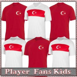 2024 2025 Turkiye Soccer Jersey Football Cup Euro Cup 24 Turkey National Team Home Away White Red Demiral Kokcu Yildiz Enes Calhanoglu Quality Football Top Kit Top Kit