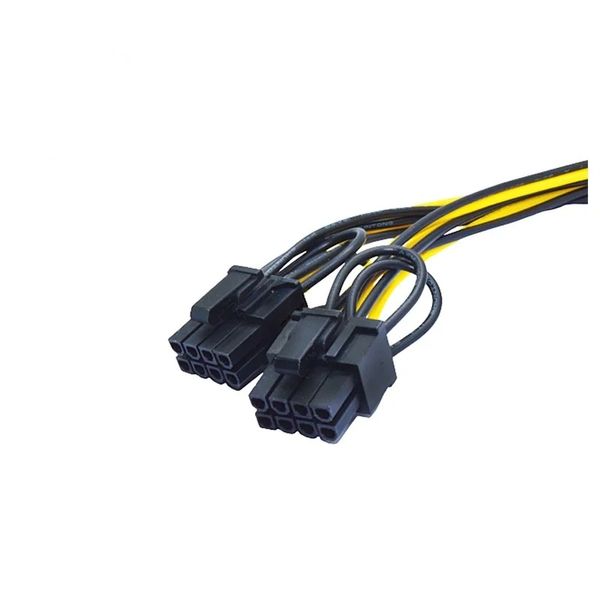 Alimentation Pc 20CM, CPU Molex 8 broches à 2 PCI-e 8 (6 + 2) broches, connecteurs de carte graphique Pci Express, câble interne, séparateurs d'alimentation, 2024