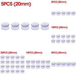 2024 20 Stuks Dubbelzijdige Zuignap 20/30/35Mm Vacuüm Antislip Clear Sucker Pads voor Glas Autoruit Keuken Tafel Top Spacer Houder