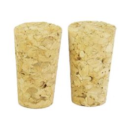 2024 20 pièces/lot bouchons en bois naturel bouchon de vin bouchon de bouteille en bois Type de cône bouchons de bouteille de vin bouchon d'étanchéité bouchons de bouteille de bière