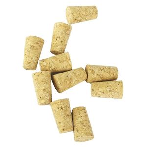 2024 20pcs/lote Corks de madera natural Tope de vino Botella de madera Tipo de cono Corks Corks Plug Botella de cerveza Corks para madera natural Corks