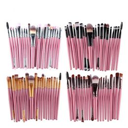 2024 20pcs Cepillo de maquillaje Set Cosmetict Makeup for Face Mepe Up Tools Women Beauty Professional Foundation Blush Eyeshadow para el cepillo cosmético de las mujeres Set