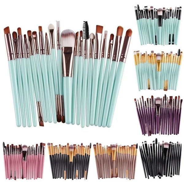 2024 20pcs Makeup Brush Set Cosmect Cosmect Makeup for Face Making Tools Women Beauty Professional Foundation Blush Eyeshadow Makeup Brush