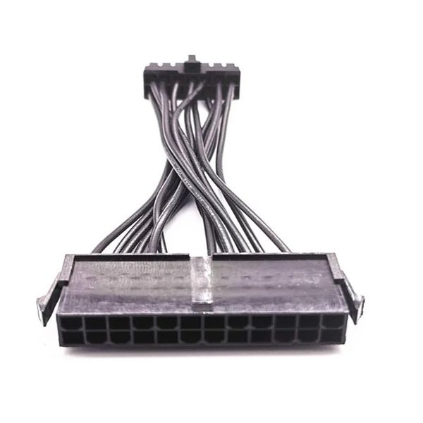 2024 24PIN A 14PIN ATX ATX FUERB Cable ATX 24 pin a 14 pin para Lenovo IBM Q77 B75 A75 Q75 Actualización de alambre de 18AWG Mayor potencia PSU para