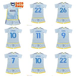 2024 25 Atlanta Uni Ted Kids Kit Soccer Jerseys Almada Giakoumakis Wiley Lennon Abram Gregersen Child Suit voetbalshirt Korte mouw uniformen