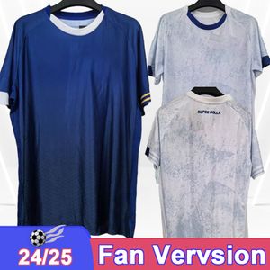 2024 25 Confianca Chiffre de football pour hommes à la maison Bleu Blanc Brésilien Club Football Shirts à manches courtes Uniforms pour adultes