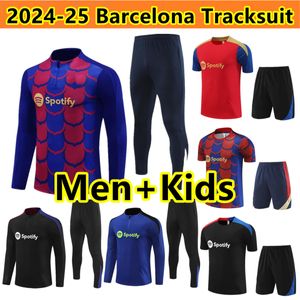 2024 25 Survêtement de football Barcelone TRACKSUIT Survêtement de football Camisetas de training 22 23 24 Kit homme et enfant Chandal survetement barca tenue Pull Sportswear