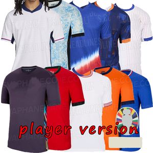 2024/25 Home and Away Men Kit Kit Football Shirts Football Team Kane Ronaldo Greallish Mount Saka Mbappe Football Jersey Football Jersey Player Version Sane