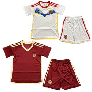 2024 25 niños equipo nacional de Venezuela camiseta de fútbol personalizada conjunto de camisetas de fútbol personalizadas