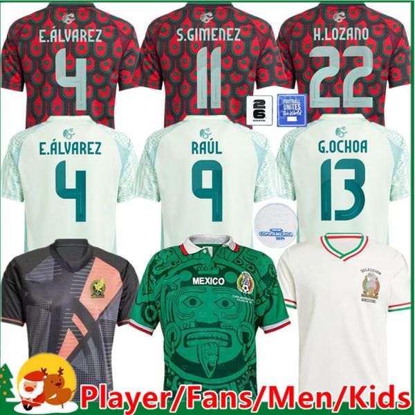 2024 25 MEXICO SOCCER JERSEYS H. LOSANO CHICHARITO G DOS SANTO