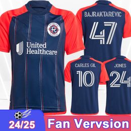 2024 25 Nouvelles maillots de football pour hommes Carles Gil Borrero Jones Buck Bajraktarevic Kessler Chancalay Home Football Shirt Adult Clour