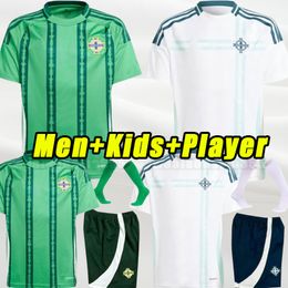 2024 25 Northern Ireland Magennis Euro Cup Soccer Jerseys 23 24 Evans Lewis Saville Thompson McNair Ballard Man Kits Kits Football Shirt Fans Player Version