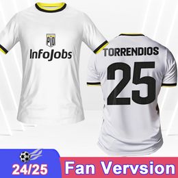2024 25 Pio FC Mens Soccer Jerseys Home Blanc Short Football Shirts Adult Uniforms Fan Vervsion