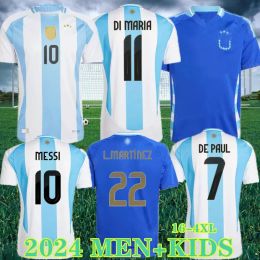 2024 25 Pre -competitie Training Soccer Jerseys 10 Messis 1986 Maradona 20 21 22 23 Dybala Aguero Celso Martinez voetbalhirt uniformen Shorts