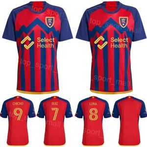 2024-25 Royal Salt Lake Soccer 11 Andres Gomez Maillots 9 Cristian Arango 8 Diego Luna 25 Matt Crooks 7 Pablo Ruiz 14 Emeka Eneli 15 Justen Glad Maillots de football Kits Homme