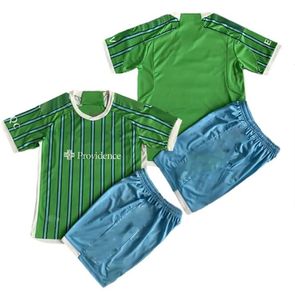 2024 25 Seattle Sounders FC Kids Kit voetbalshirts Roldan Ruiidiaz Morris de la Vega Home Child Suit voetbalshirt Korte mouw uniformen