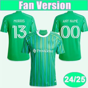 2024 25 Seattle Sounders FC Mens Soccer Jerseys Roldan Ruidiaz Atencio Morris Joao Paulo Home Green Away Football Shirt Short Sheeve Uniforms