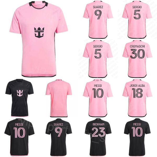 2024-25 Football 9 Luis Suarez Jersey Mans 30 Benjamin Cremaschi 10 Leo Lionel 8 Leonardo Campana 20 Diego Gomez 2 DeAndre Yedlin Kits de maillots de football MaiAMi