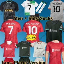 Live RPO OLF FC 24 25 Jersey doelmanjersey speler Allister Szoboszlai Gakpo Darwin Mohamed Luis Diaz Alexis Liverpo OLF FC Kit Tracksuit LVP Training Pre Match