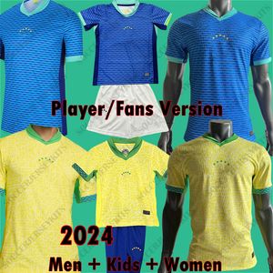 2024 25 Jerseys de football Camiseta futbol PAQUETA BRÉSILS ANTONY équipement JR maillot de football RICHARLISON kits JESUS brasil PELE maillot de foot