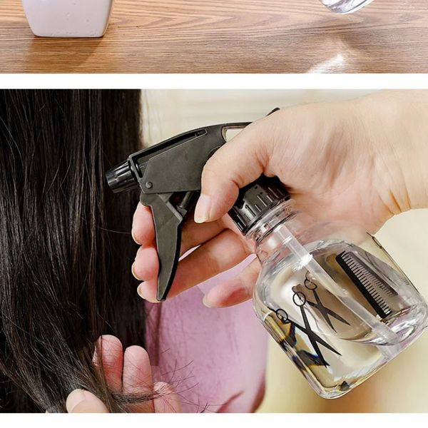 2024 250 ml bouteille de pulvérisation bouteille vide bouteille rechargeable bouteille de brueuse de barber pro de salon Multifonctionnelle outils de coiffure à coiffure pour la coiffure