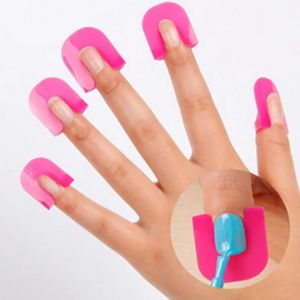 2024 26pcs/set 10 maten G Curve vorm nagelbeschermer Varnish Shield Finger Cover Morte-Pill-Proil Franse stickers Manicure Nail Art Tools zeker,
