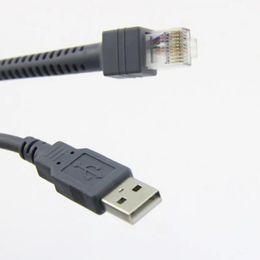 2024 2M USB vers RJ48 RJ50 Scanner Data Cable pour LS1203 LS2208 LS4208 LS3008