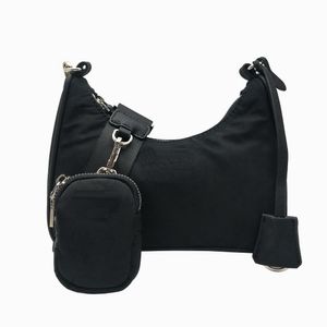 2024 2 unids diseñador mujeres nuevo bolso de hombro lona impermeable nylon paquete de pecho señora Tote cadenas bolsos presbicia monedero mensajero crossbody bolsas