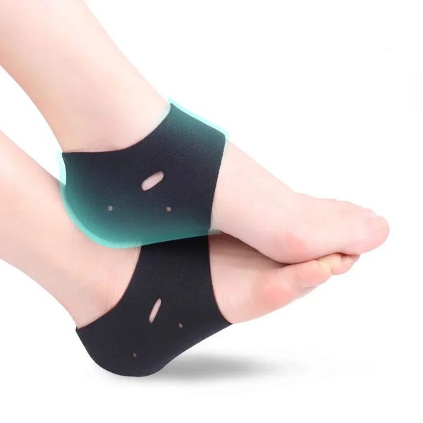 2024 2pcs terapia de fascitis plantar envolvente talón de pie alivio de alivio tacón protegido calcetín de calcetín arco soport