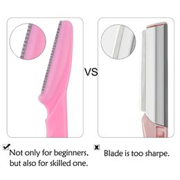 2024 3/4/10pcs Trimeuse à sourcils Blade Shaver Face portable Razor Eye Epilation Épilation de cheveux Coupes de cheveux