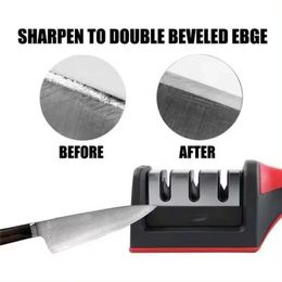 2024 3/4-Stage Type Knife Sharpener Multifunction Kitchen Professional Knife Sharpening Tool Quick Sharpener Diamond Coated Bladesfor