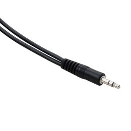 2024 Cable adaptador de división de auriculares de micrófono de 3,5 mm 1 TRRS Male a 2 TRS Audio Aux Aux Studio Y Converter Cable