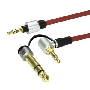 2024 3,5 mm à 3,5 / 6,5 mm Remplacement du câble audio stéréo Adaptateur de cordon de câble pour l'édition pro de la détox
