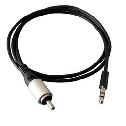 2024 3,5 mm naar RCA Single Lotus -kabel 1 meter audiokabel 3.5 Male naar RCA mannelijke kabel voor tv -luidsprekers DVD -versterkerverbinding Adapter1.voor audiokabelaansluiting